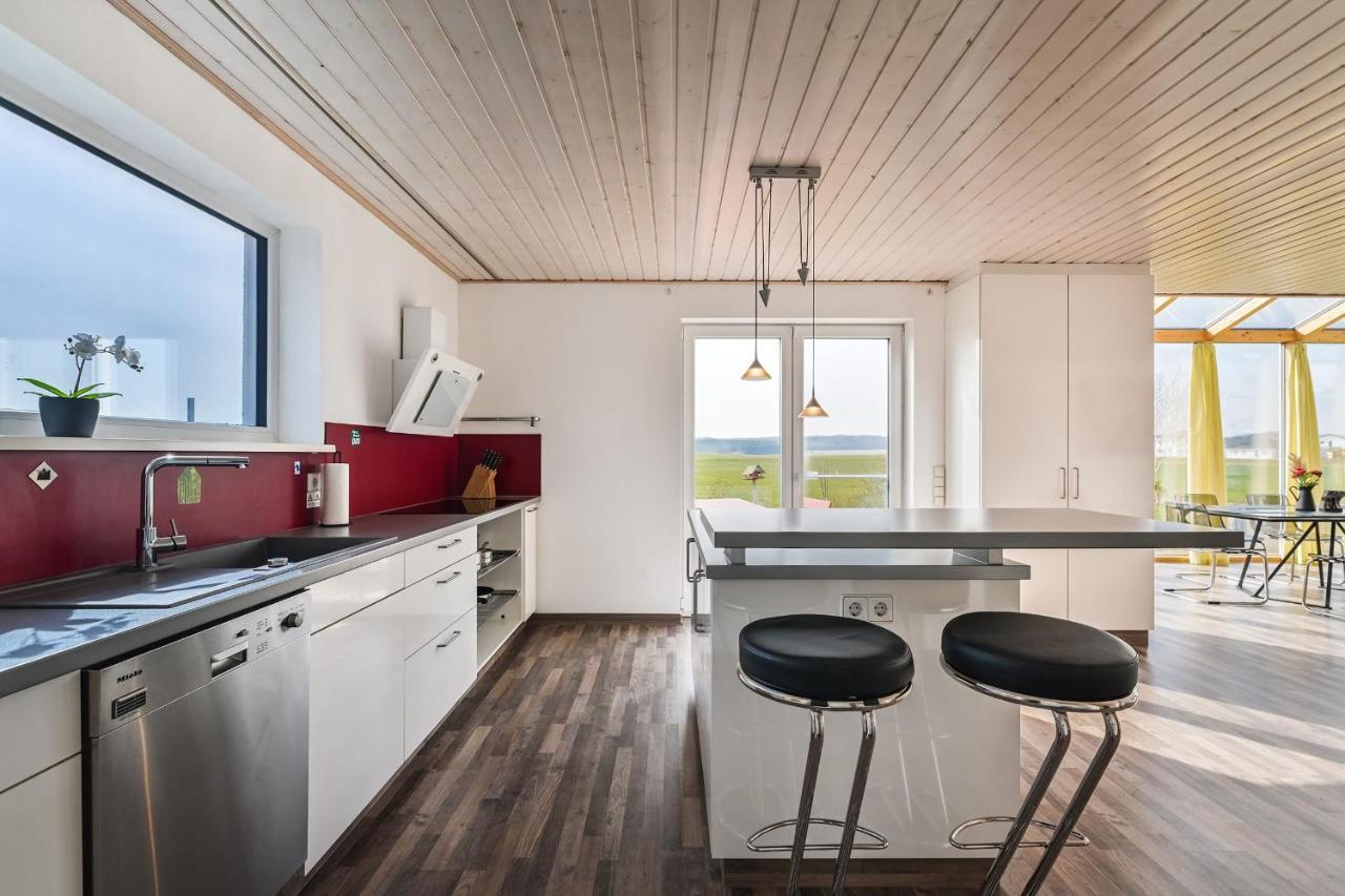 Ruhige Ferienwohnung Mit Panoramablick Ingoldingen Exterior photo