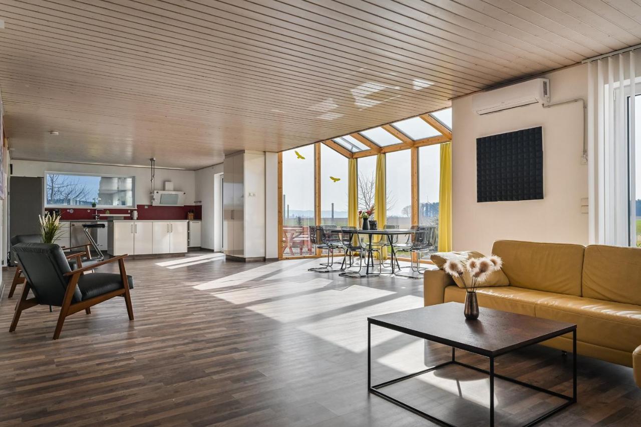 Ruhige Ferienwohnung Mit Panoramablick Ingoldingen Exterior photo